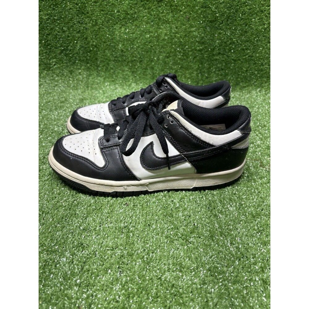 Nike Dunk Low Panda White Black CW1590-100 Leather Low Top Youth 6.5 Y Womens 8